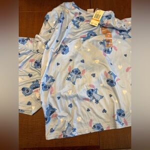 Disney Blue Stitch Ladies' 2-PC Sleep Set